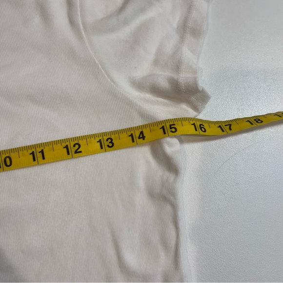 brandy melville white and red embroidered devil graphic top y2k grunge vintage - Picture 8 of 10